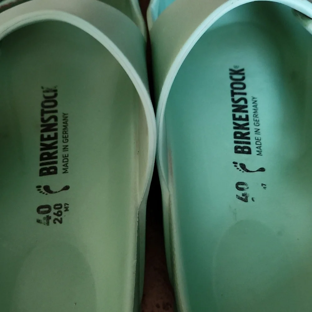 Birkenstock Womans Mint Green Sandals Size EUR 40 - Picture 4 of 14